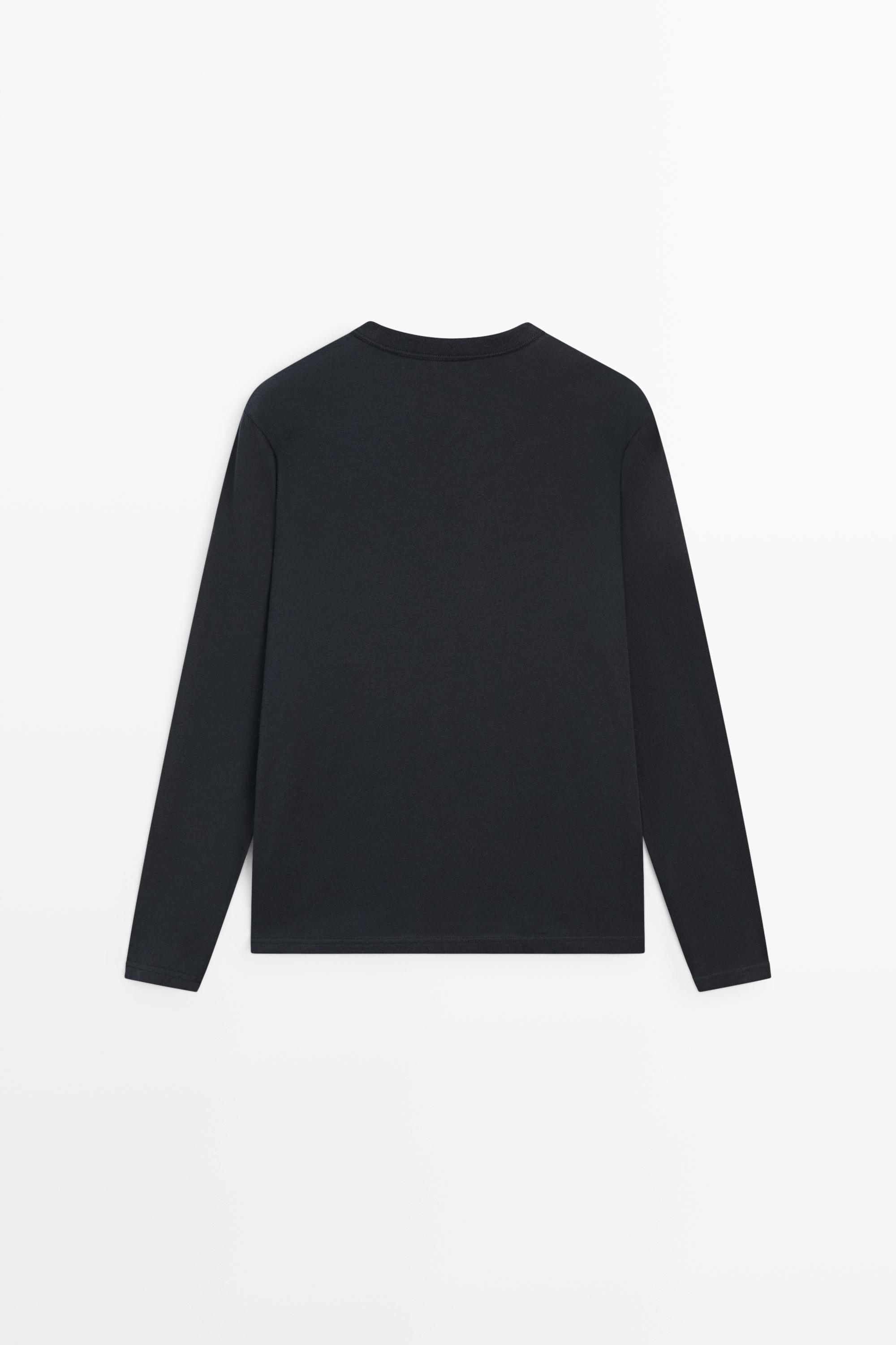 100% cotton long sleeve T-shirt